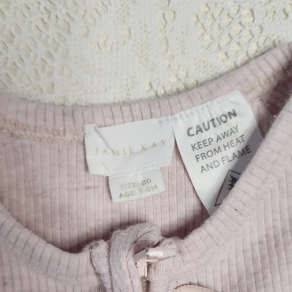 Jamie Kay "Melanie" One Piece Ruffle Footies, Size 3-6 months and 12-18 months - Picture 3 of 9